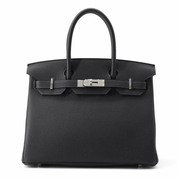 エルメス バーキン30 キャバン/シルバー金具 トゴ W刻印 HERMES Birkin ハンドバッグ