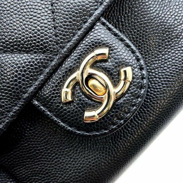 シャネル リュック ミニ マトラッセ ココマーク キャビアスキン AS0004 CHANEL バッグ バックパック 黒