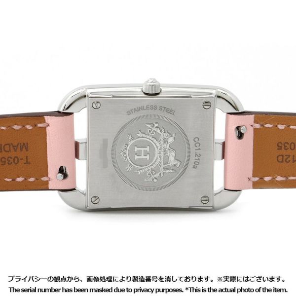 エルメス ケープコッド CC1.210.290 HERMES 腕時計 ホワイトシェル文字盤 8Pダイヤ