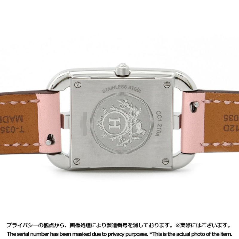 エルメス ケープコッド CC1.210.290 HERMES 腕時計 ホワイトシェル文字盤 8Pダイヤ