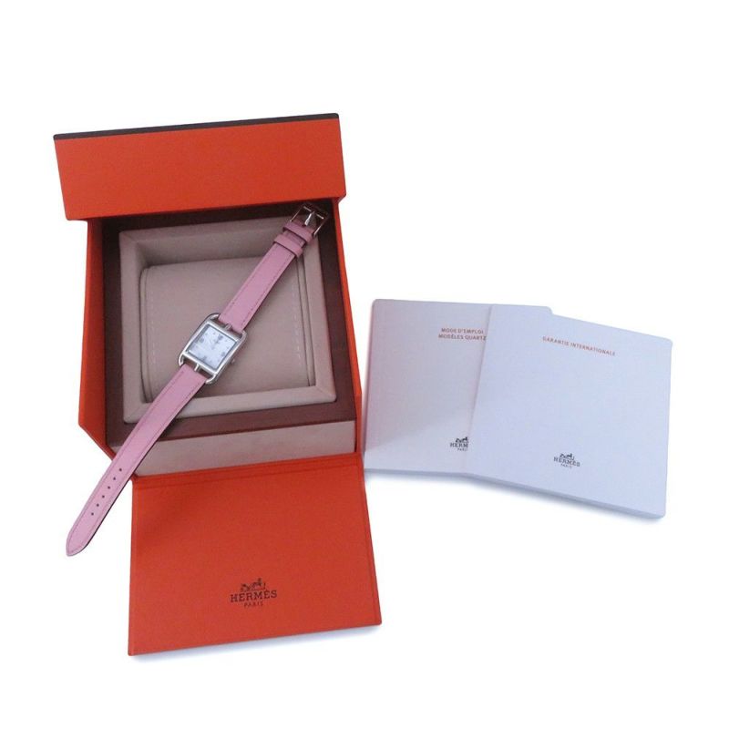 エルメス ケープコッド CC1.210.290 HERMES 腕時計 ホワイトシェル文字盤 8Pダイヤ