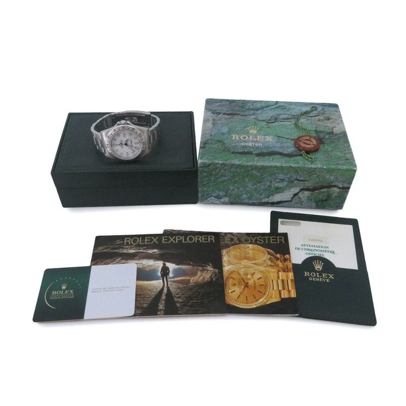 ロレックス エクスプローラー2 N番 16570 ROLEX 腕時計 白文字盤