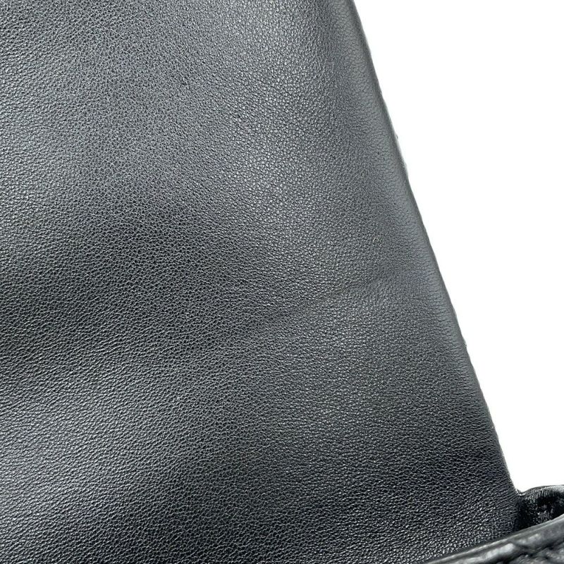 シャネル チェーンショルダーバッグ マトラッセ ココマーク ハートロック ラムスキン AS3979 CHANEL 黒