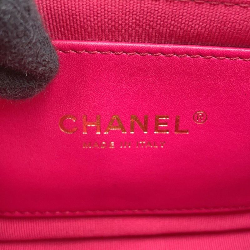 シャネル チェーンショルダーバッグ マトラッセ ココマーク ハートロック ラムスキン AS3979 CHANEL 黒