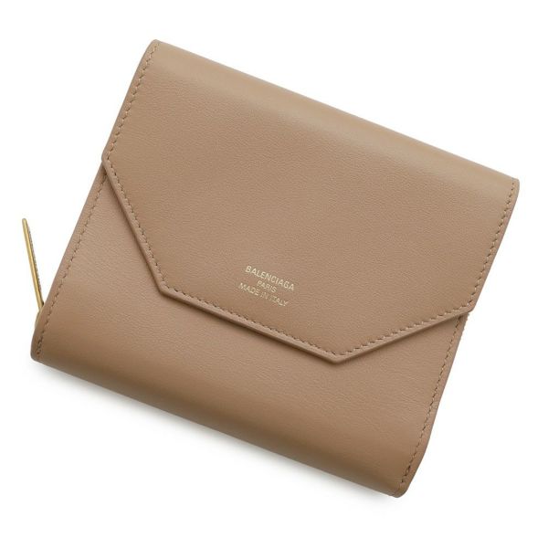 たぬき 希少 バレンシアガ 三つ折り財布 コンパクト フラップ ENVELOPE 小物