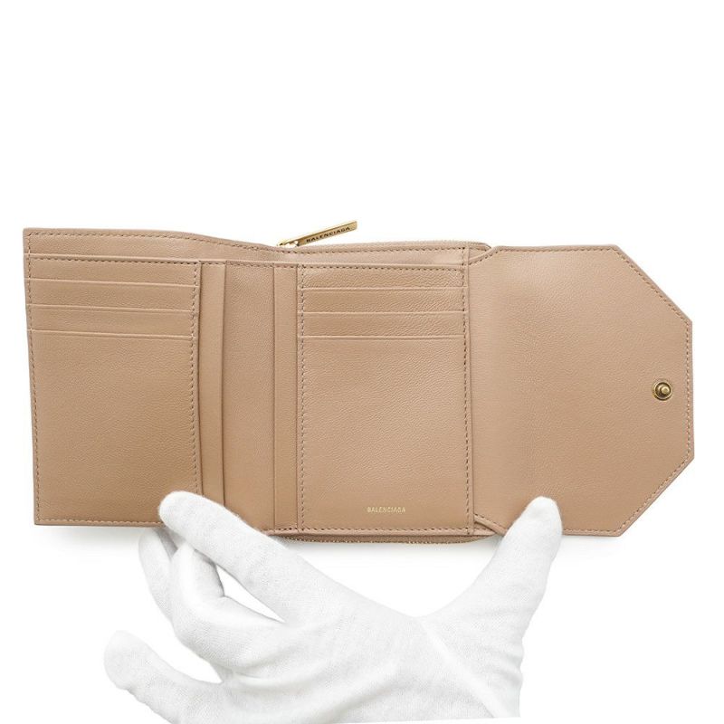 バレンシアガ 三つ折り財布 ENVELOPE フラップ コンパクトウォレット 753762 BALENCIAGA