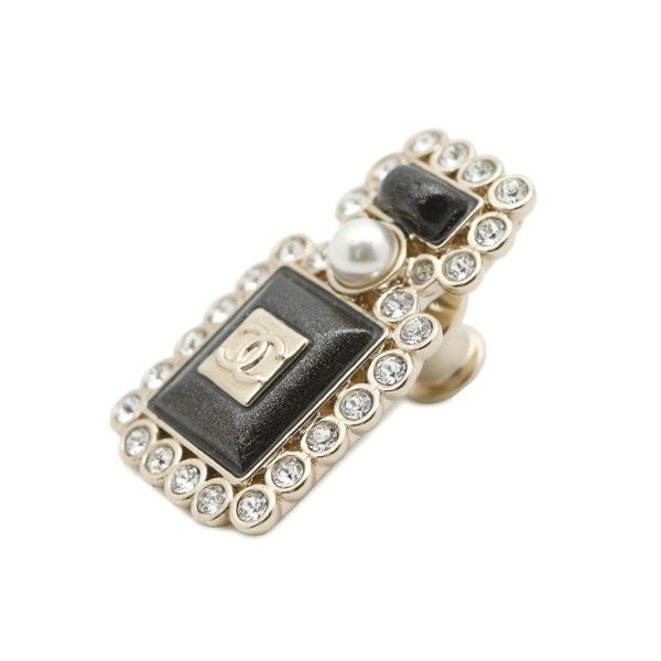 CHANEL シャネル　クローバー モチーフパール ピンブローチ　フェイクパール imgrc0120208365.jpg