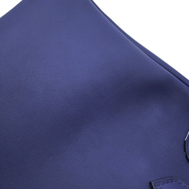 エルメス バーキン30 トレサージュ ブルーアンクル/ブルーデゥノール/ゴールド/シルバー金具 スイフト/エプソン D刻印