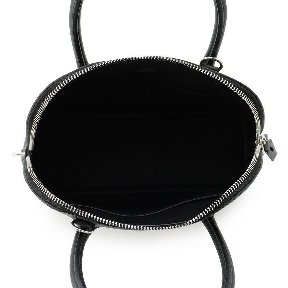 エルメス ボリード1923 25 無秩序 ブラック/シルバー金具 エプソン/スイフト/ヴァッシュハンター B刻印 2wayショルダー 黒