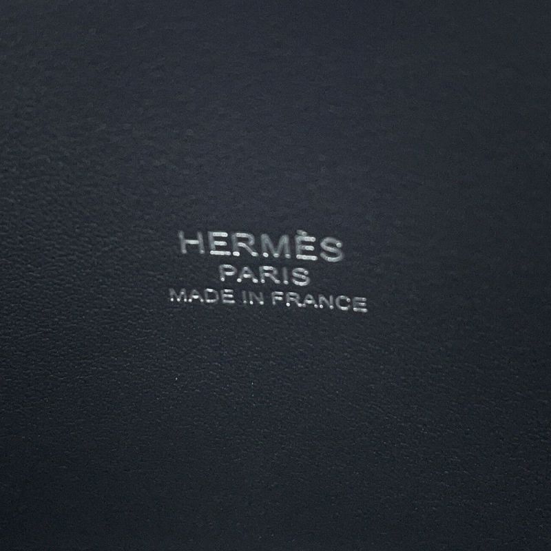 エルメス ボリード1923 25 無秩序 ブラック/シルバー金具 エプソン/スイフト/ヴァッシュハンター B刻印 2wayショルダー 黒