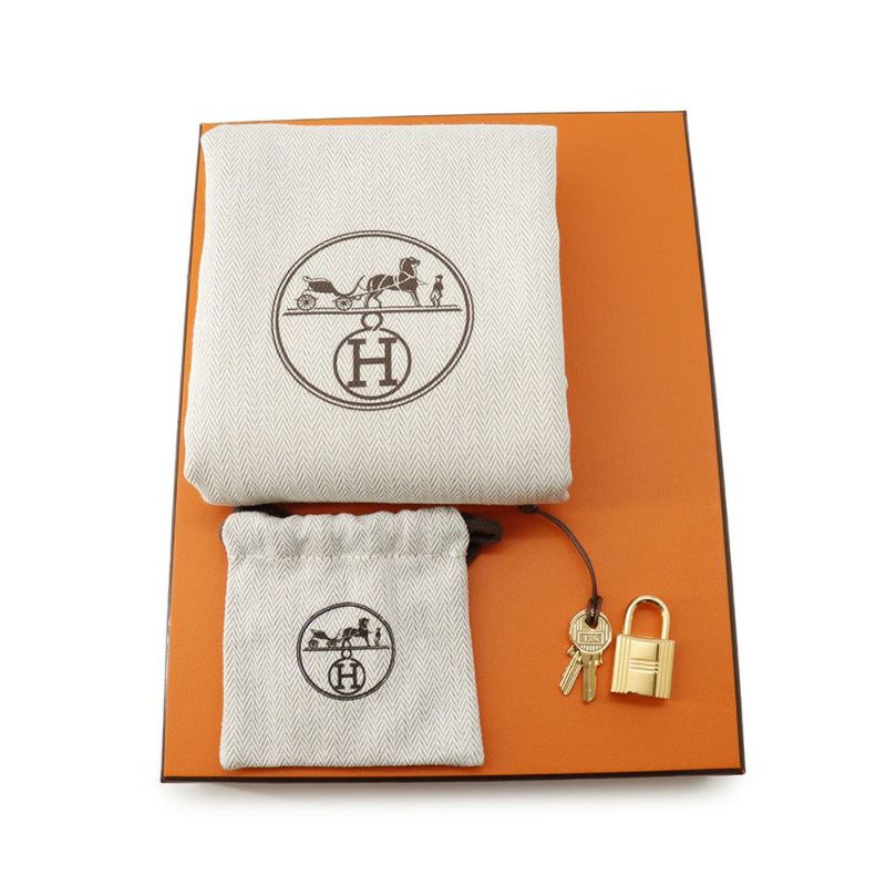 エルメス ハンドバッグ ピコタンロックPM エトゥープ/ゴールド金具 トリヨンクレマンス W刻印 HERMES トートバッグ