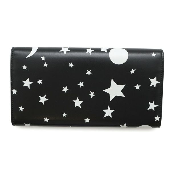 バレンシアガ 長財布 ペーパー スター プリント 499207 BALENCIAGA 黒