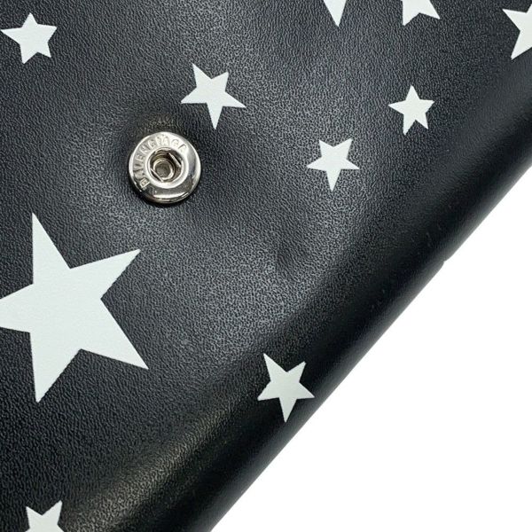 バレンシアガ 長財布 ペーパー スター プリント 499207 BALENCIAGA 黒