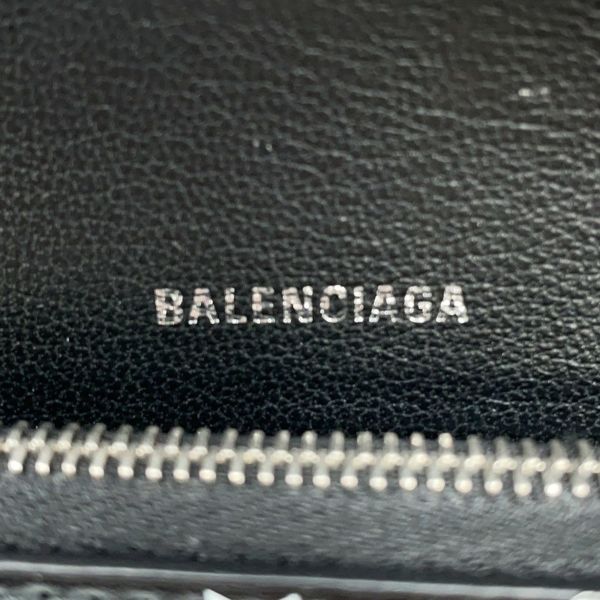 バレンシアガ 長財布 ペーパー スター プリント 499207 BALENCIAGA 黒