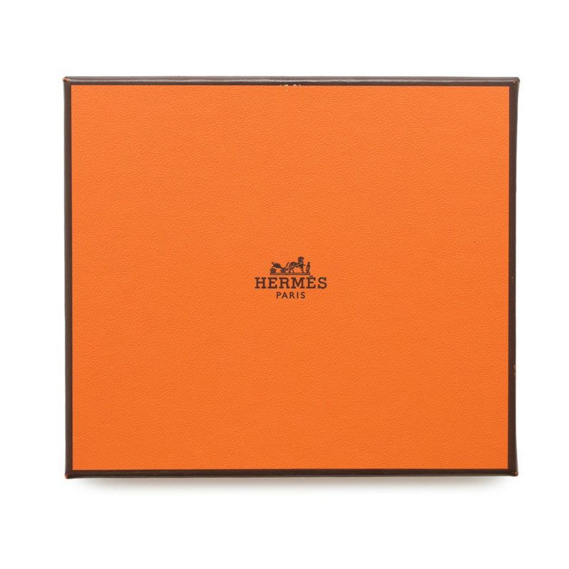 エルメス コインケース アザップコンパクト シルクイン モーヴペール/シルバー金具 エプソン U刻印