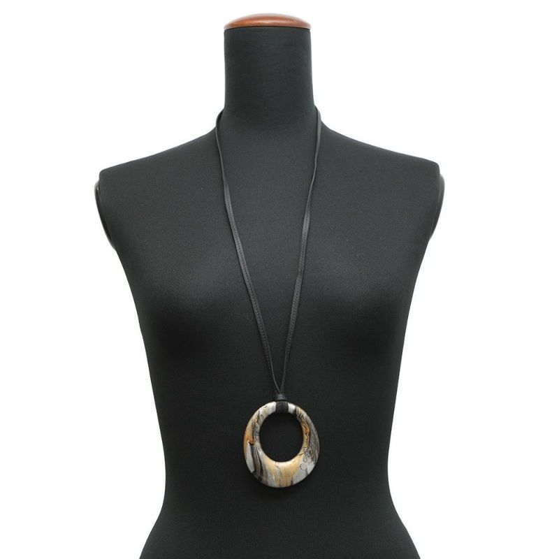 エルメス ネックレス ステレール・マーブリング ラッカーウッド HERMES アクセサリー