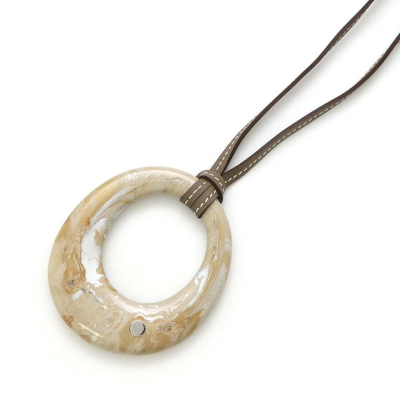 エルメス ネックレス ステレール・マーブリング ラッカーウッド HERMES アクセサリー