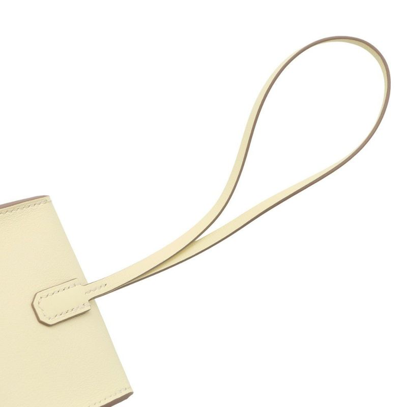 エルメス バッグチャーム ケリー フェスティバル チャーム ジョーヌミルトン/シルバー金具 スイフト W刻印