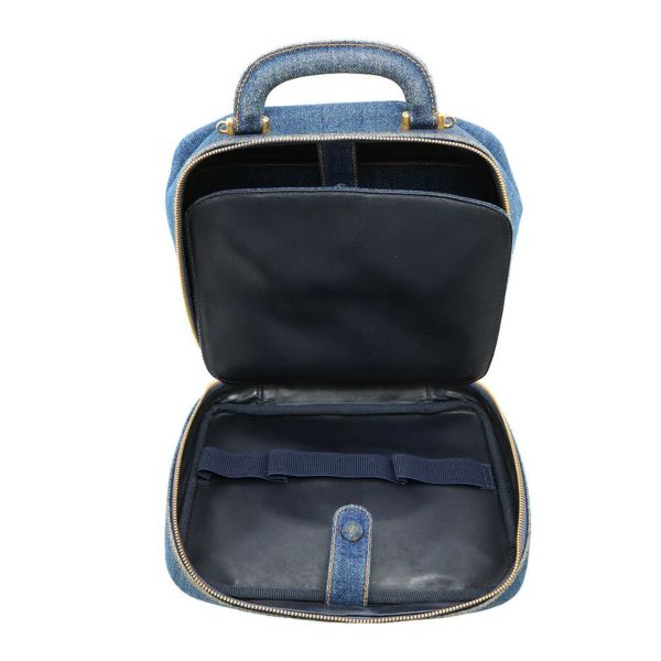 シャネル ハンドバッグ ココマーク バニティバッグ デニム CHANEL 2way