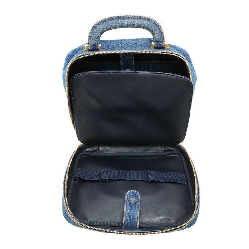 シャネル ハンドバッグ ココマーク バニティバッグ デニム CHANEL 2way