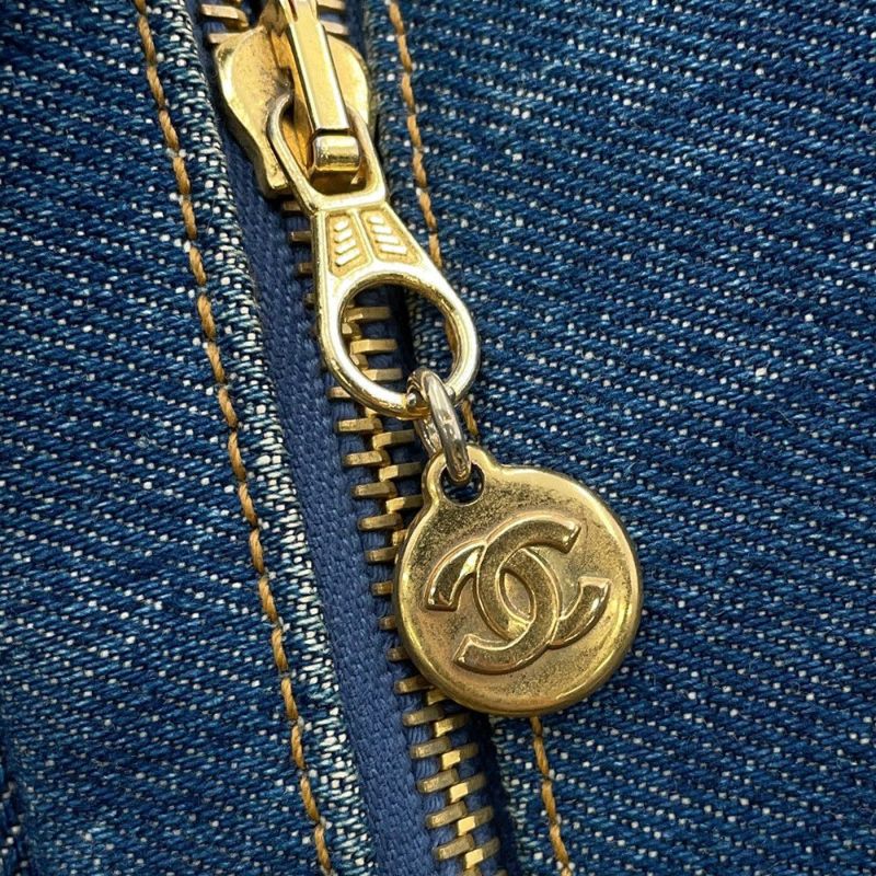 シャネル ハンドバッグ ココマーク バニティバッグ デニム CHANEL 2way