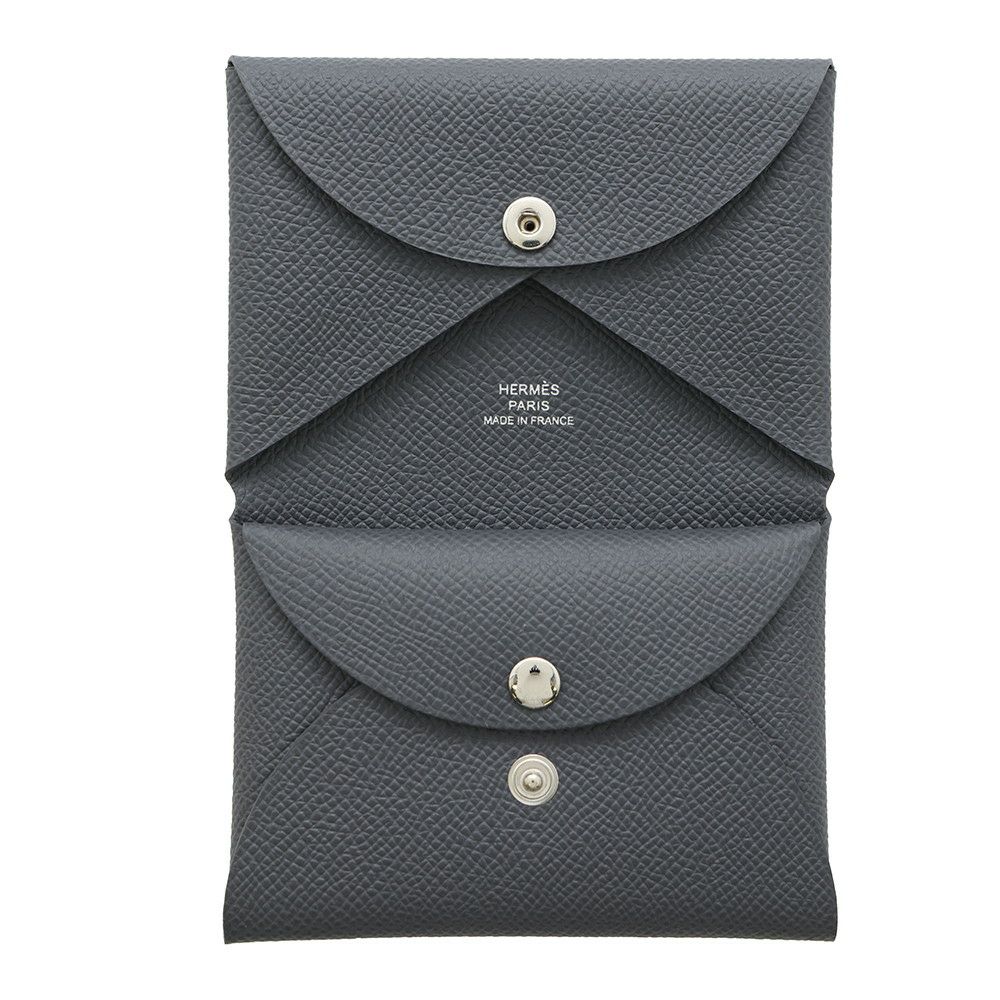 エルメス コインケース カルヴィ デュオ アルドワーズ/シルバー金具 エプソン K刻印