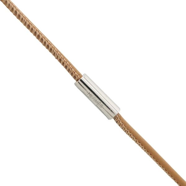 エルメス ネックレス Hエキップ Equipe バッファローホーン HERMES アクセサリー