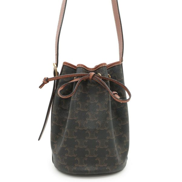 セリーヌ ショルダーバッグ スモール ドローストリングバッグ トリオンフ 191142 CELINE