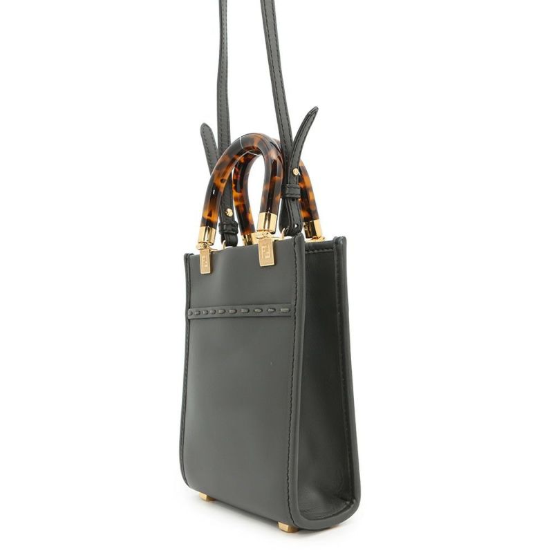 フェンディ ハンドバッグ サンシャイン ショッパー スモール レザー パイソン 8BS051 FENDI 2wayショルダー