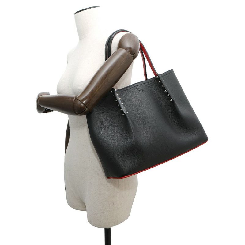 クリスチャン・ルブタン トートバッグ カバロックトート スモール カーフレザー 3205192 Christian Louboutin 黒