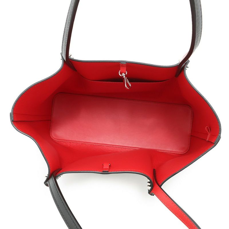 クリスチャン・ルブタン トートバッグ カバロックトート スモール カーフレザー 3205192 Christian Louboutin 黒