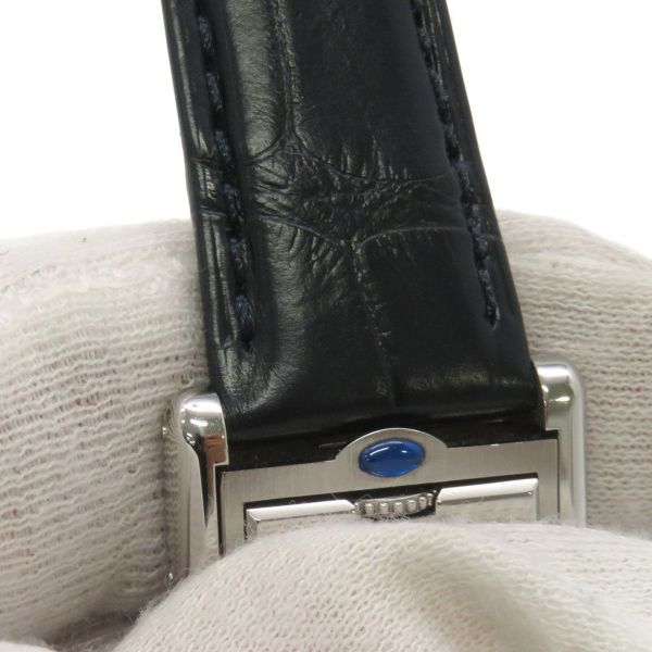 カルティエ タンク バスキュラント W1016830 Cartier 腕時計 ブラック文字盤