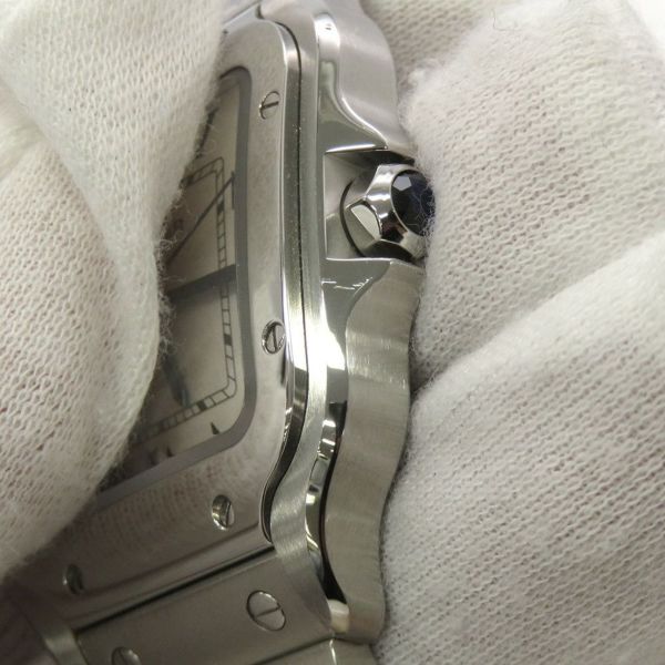 カルティエ サントス ドゥ カルティエ MM WSSA0029 Cartier 腕時計 シルバー文字盤