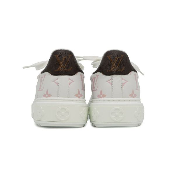 ルイヴィトン スニーカー モノグラム タイムアウト レディースサイズ37 1ABZMH LOUIS VUITTON 靴 白