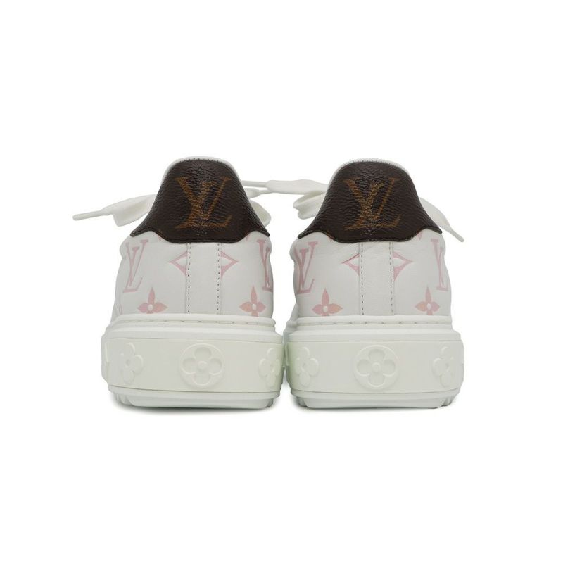 ルイヴィトン スニーカー モノグラム タイムアウト レディースサイズ37 1ABZMH LOUIS VUITTON 靴 白