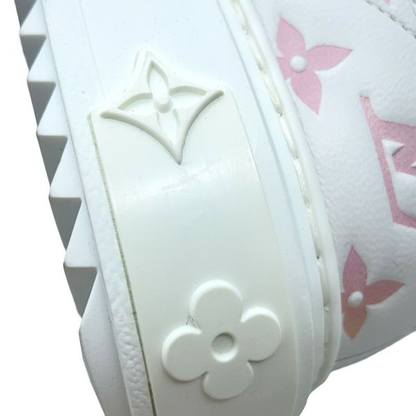 ルイヴィトン スニーカー モノグラム タイムアウト レディースサイズ37 1ABZMH LOUIS VUITTON 靴 白