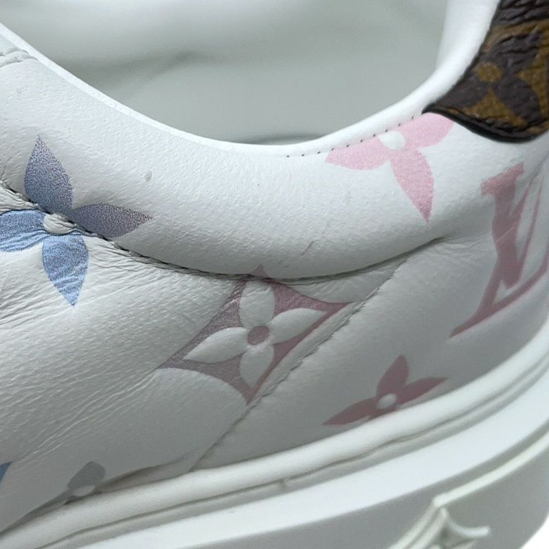 ルイヴィトン スニーカー モノグラム タイムアウト レディースサイズ37 1ABZMH LOUIS VUITTON 靴 白