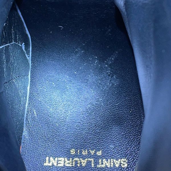 サンローランパリ ブーツ パテント サイドジップ  メンズサイズ40 713137 SAINT LAURENT PARIS 靴 黒