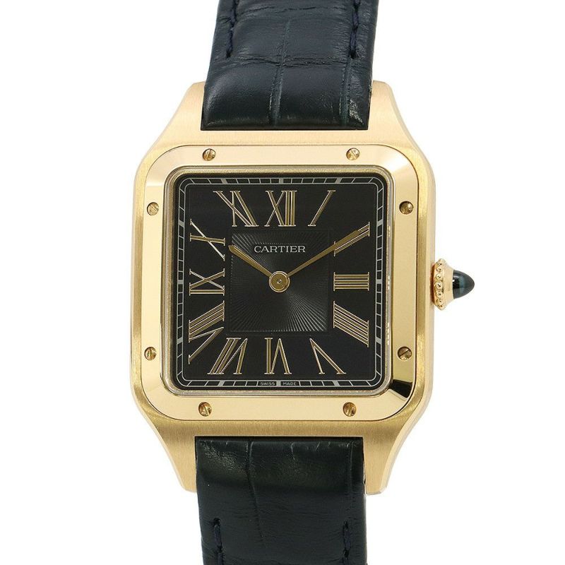 カルティエ サントス デュモン LM WGSA0077 Cartier 腕時計 ブルー文字盤