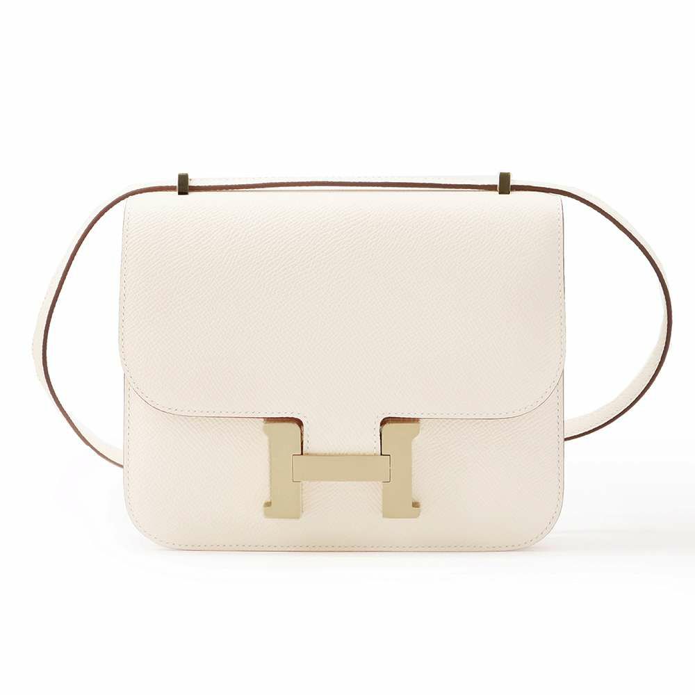 エルメス ミニ コンスタンス3 ミロワール ナタ/シャンパンゴールド金具 ヴォーエプソン B刻印