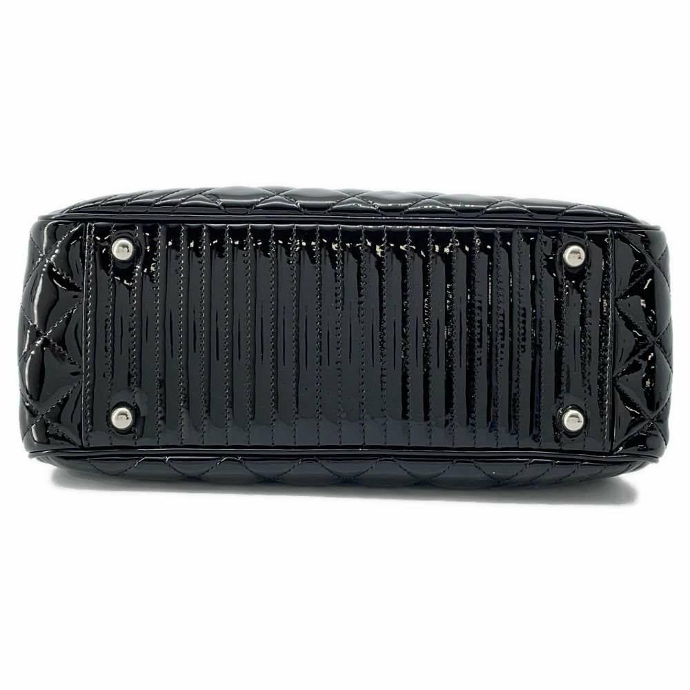 シャネル チェーンショルダーバッグ ココボーイ パテント CHANEL バッグ トートバッグ 黒