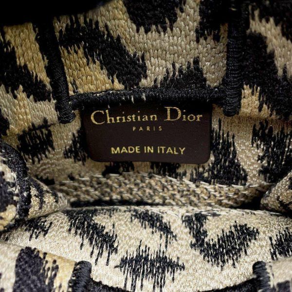 クリスチャン・ディオール ハンドバッグ ブックトート ミニ レオパード S5555CRHM Dior 2wayショルダーフォンバッグ