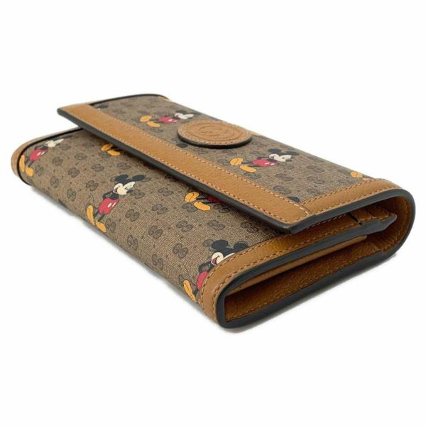 グッチ 長財布 ディズニーコラボ ミッキーマウス フラップウォレット ミニGGスプリーム 602530 GUCCI 財布