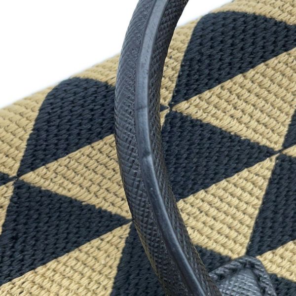 プラダ ハンドバッグ シンボル エンブロイダリー 1BB846 PRADA 2wayショルダーバッグ 黒