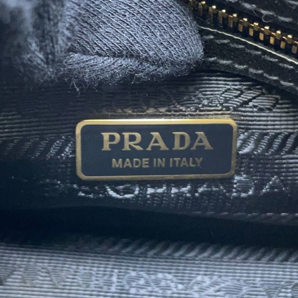 プラダ ハンドバッグ シンボル エンブロイダリー 1BB846 PRADA 2wayショルダーバッグ 黒