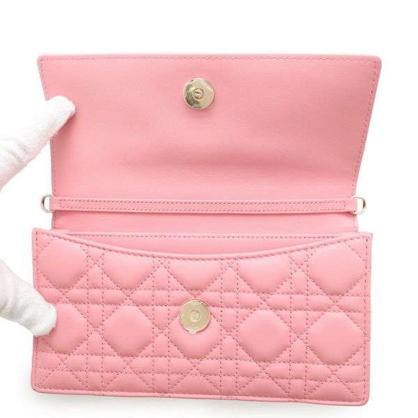 クリスチャン・ディオール チェーンショルダーバッグ My Dior ミニバッグ カナージュ ラムスキン S0980ONMJ セール品