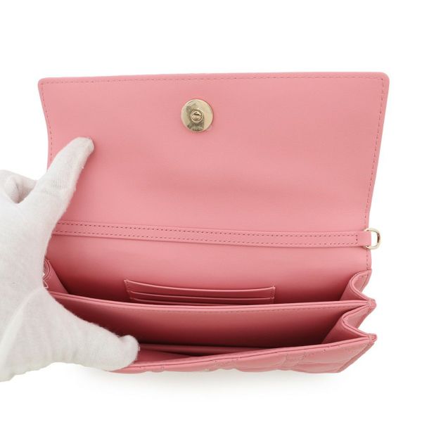 クリスチャン・ディオール チェーンショルダーバッグ My Dior ミニバッグ カナージュ ラムスキン S0980ONMJ セール品