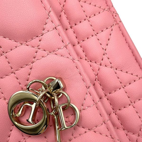 クリスチャン・ディオール チェーンショルダーバッグ My Dior ミニバッグ カナージュ ラムスキン S0980ONMJ セール品