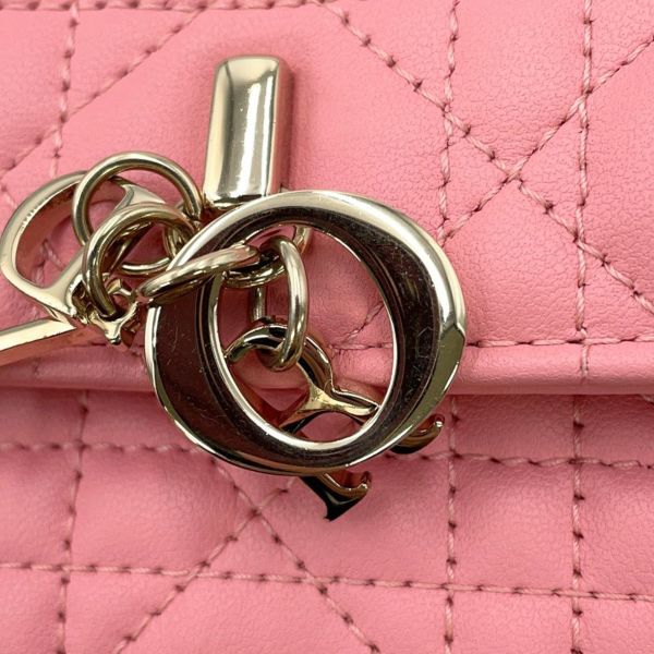 クリスチャン・ディオール チェーンショルダーバッグ My Dior ミニバッグ カナージュ ラムスキン S0980ONMJ セール品