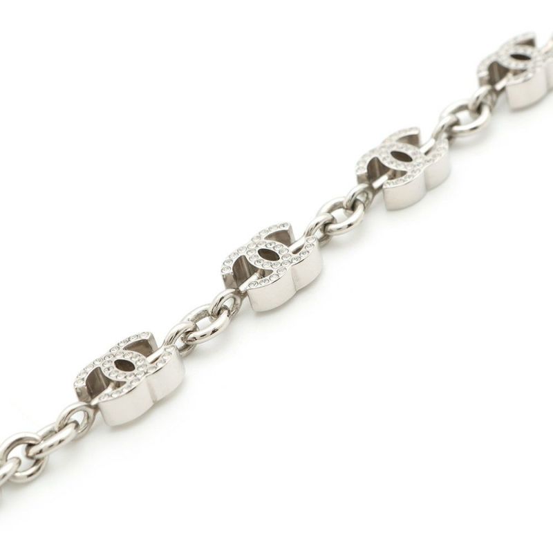 シャネル ネックレス ココマーク 5P ラインストーン メタル ABE836 CHANEL アクセサリー チョーカー